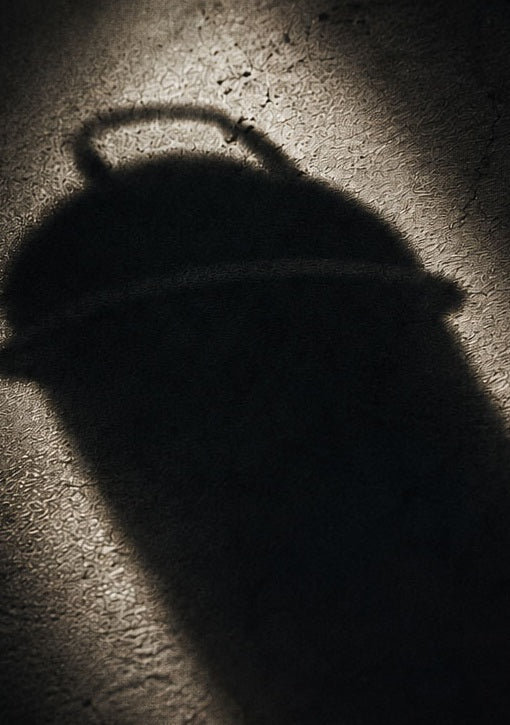 Shadow of a bucket